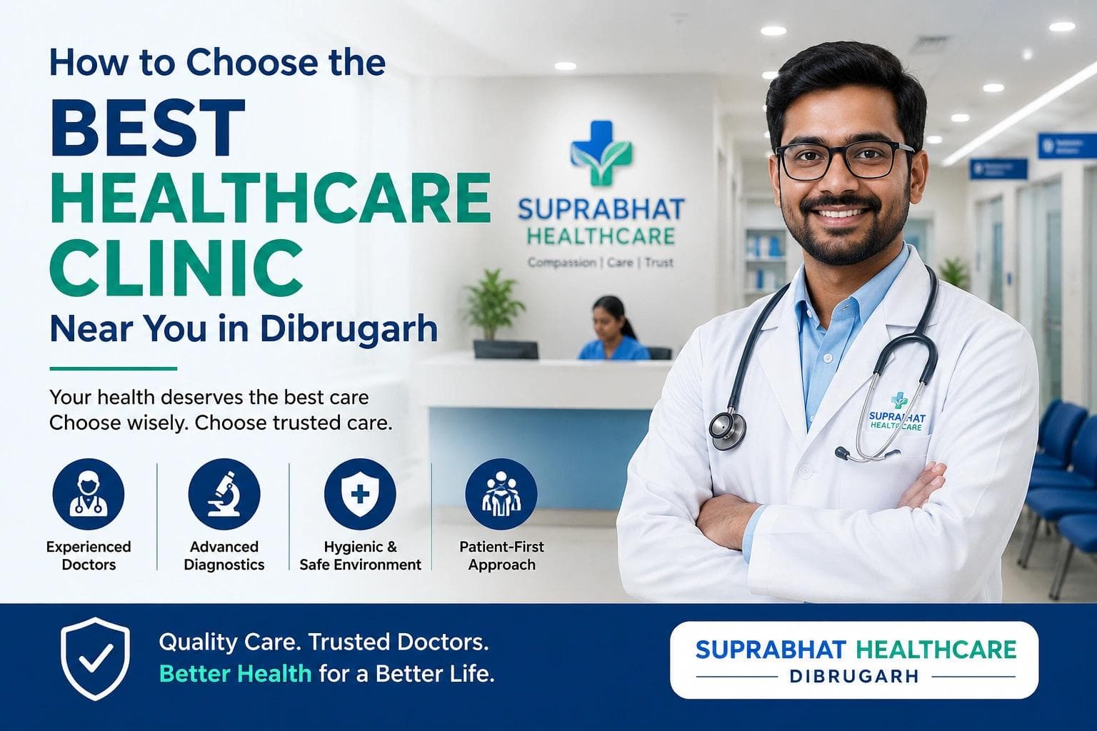 Best Healthcare Clinic in Dibrugarh | Suprabhat Healthcare – Specialists, Lab & Diagnostics