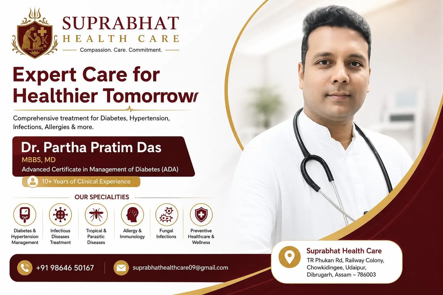 Best Diabetes Care in Dibrugarh: Expert Treatment with Dr. Partha Pratim Das